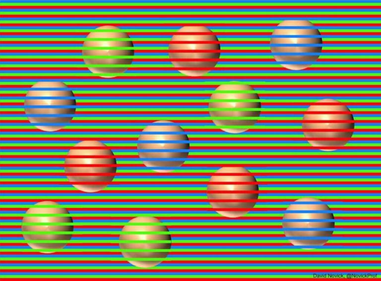 All The Balls In This Optical Illusion Are Actually The Same Colour But The Many Don’t believe So