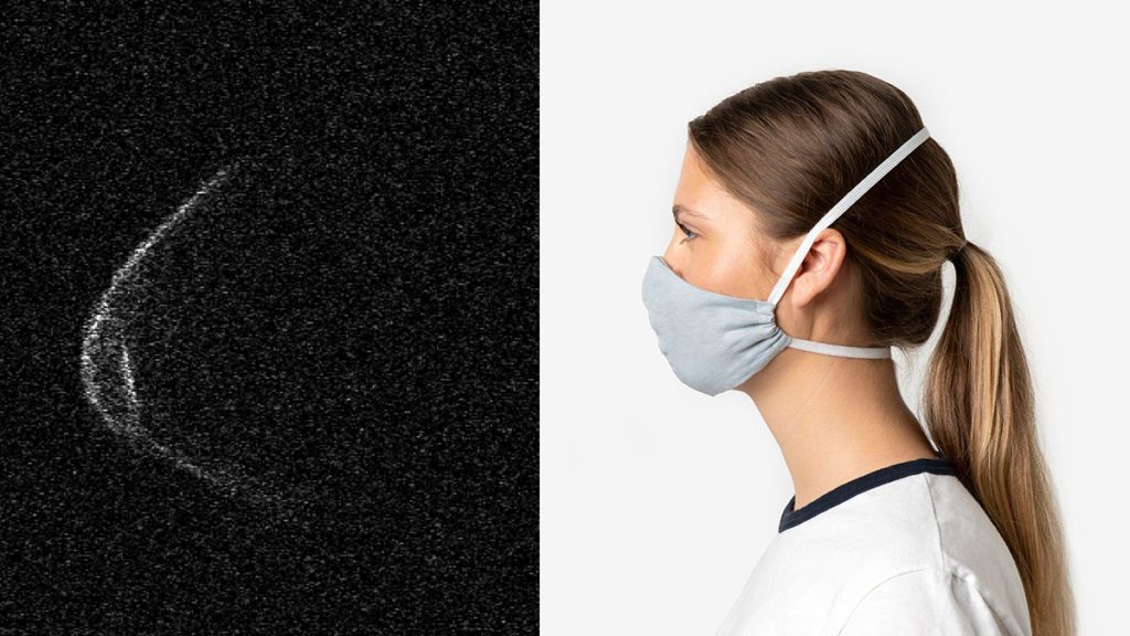 Asteroid That Seems to Be Wearing a Face Mask is Heading Towards Earth