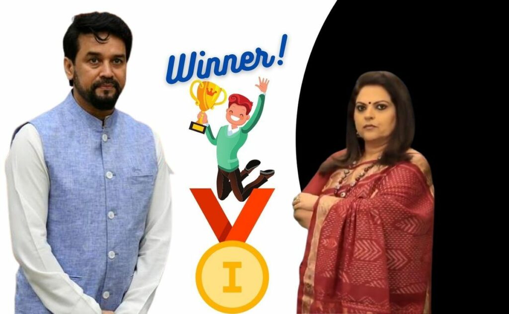 Journo Navika Kumar Credits India’s Olympics Wins to Minister Anurag Thakur, Gets Roasted