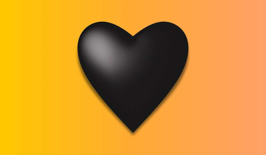 What Does This Black Heart Emoji š¤ Mean?