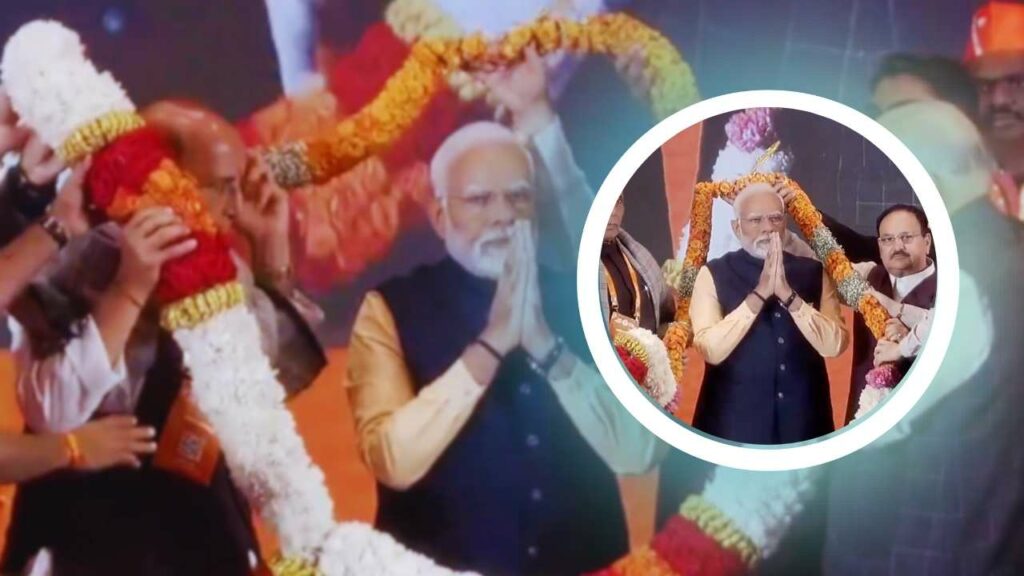 Garland Mishap Involving PM Modi, Rajnath Singh, and J P Nadda Has Gone Viral