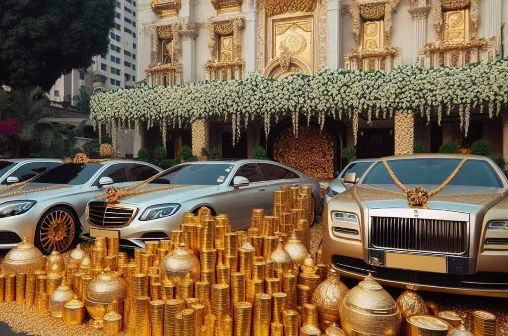 Viral: The Most Lavish Wedding Gifts Ever? Noida Couple Exchange a Mercedes, a Fortuner, and 1.25 Kg of Gold