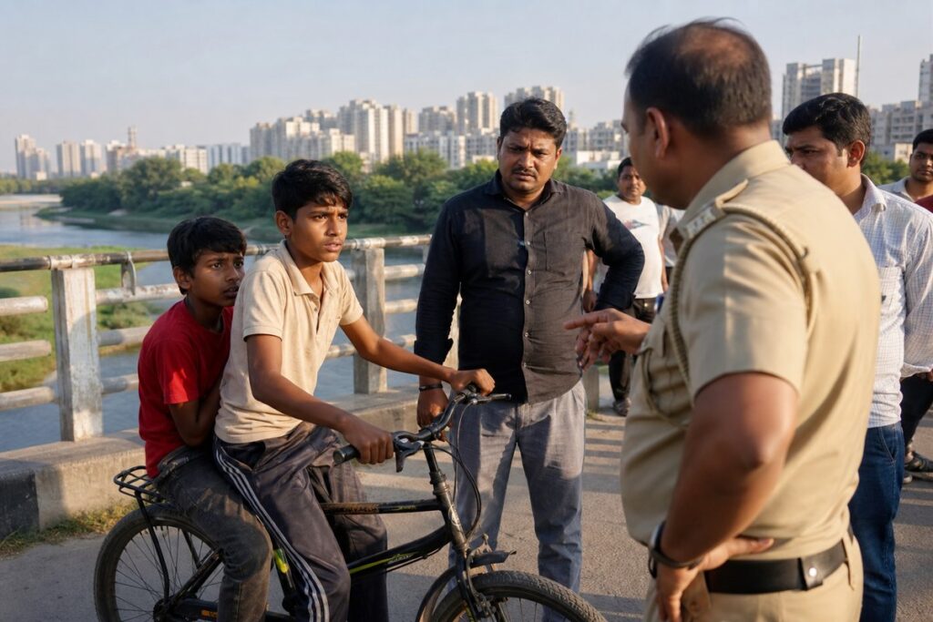 Ghaziabad Mayor Stops Children, Accuses Them of Carrying Beef — Video Raises Questions